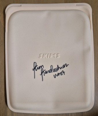 Kim Kardashian West Hand Signed SKIMS Bag Rubber London Launch Event 2023