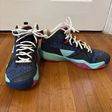 Moolah Press Break True Blue / Aqua / Rose Violet Basketball Shoes | 6.5Y