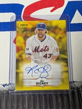 R.A. Dickey Rookie Cards and Autograph Memorabilia Guide 8