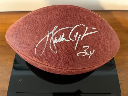Walter Payton Signed Wilson Football COA by Steiner Sports & Payton Foundation