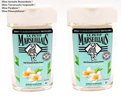 Le Petit Marseillais Duschcreme Duschgel Tahiti Tiare-Blume 2 x 250ml Frankreich