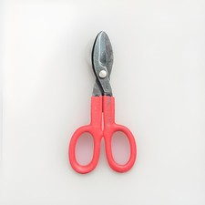 Vintage WISS USA Drop Forged Cutting Snips A-13 Steel Tin Red Made In USA 7"