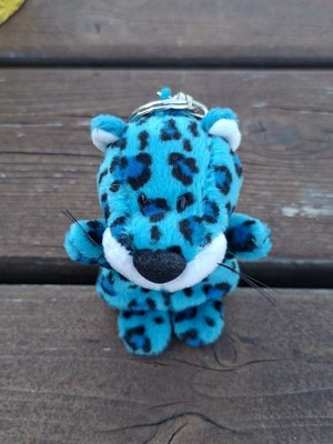 Nici Schlüsselanhänger Leopard Jimmy blau türkis 21432 Plüschtier Anhänger 