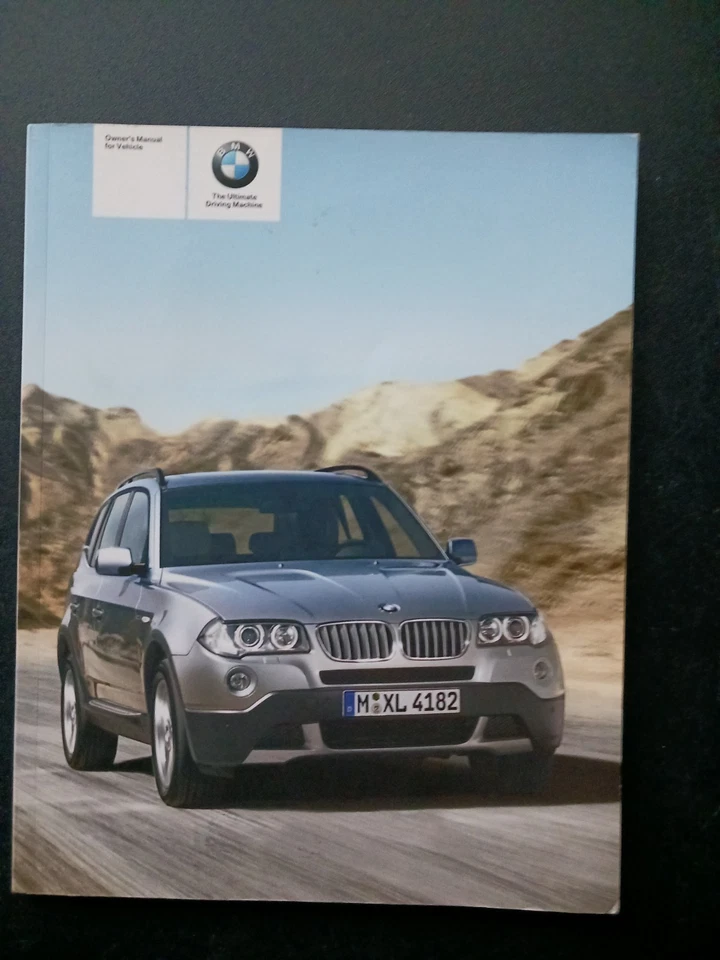 BMW X 3 2007 juego de guía manual del propietario con estuche Foto 2 de 4