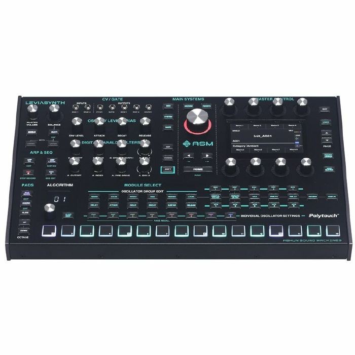ASM Leviasynth Desktop 16-Voice Polyphonic Hybrid Algorithmic Synthesiser