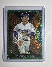 2025 Topps Update Series Topps Black Gold Hyeseong Kim #BG-14 Green Foil /99