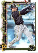 2025 Topps Holiday #H115 Nick Yorke Pirates RC