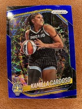 Kamilla Cardoso #89 2025 Panini Prizm WNBA Blue Velocity Chicago Sky