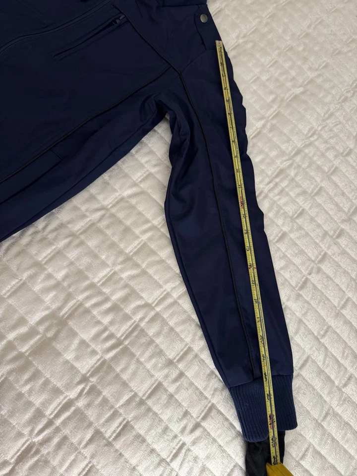 Chaqueta Bomber Baubax Para Mujer Azul Marino Talla XS Cremallera Completa Bolsillos Forrada Manga Larga Foto 4 de 4