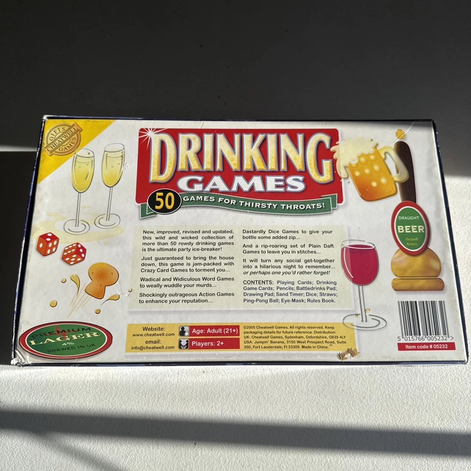 Juegos de Beber 50 Juegos para Adultos Sedientos Divertido Juego de Beber Juego de Fiesta Foto 4 de 4