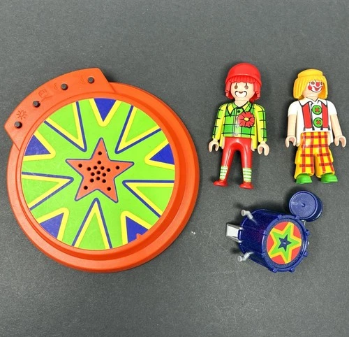 VTG Playmobil 4231 Circus Band Parts Clowns Drums Platform Sound Works