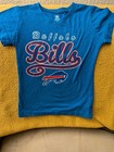 NFL Team Apparel Buffalo Bills Youth V-Neck T-Shirt Blue Red White Size 6/6X — photo 1