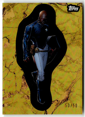 Topps Marvel Comic Book Heroes 2025 No. 86 Patriot Gold Refractor 50/50