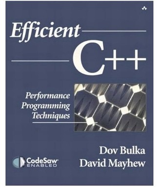 Efficient C++: Performance Programming- paperback, 9780201379501, Dov Bulka, new