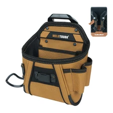 MELOTOUGH Belt Clip Tool Pouch Tool Belt Pouches Utility Tool Organizer Pouch wi