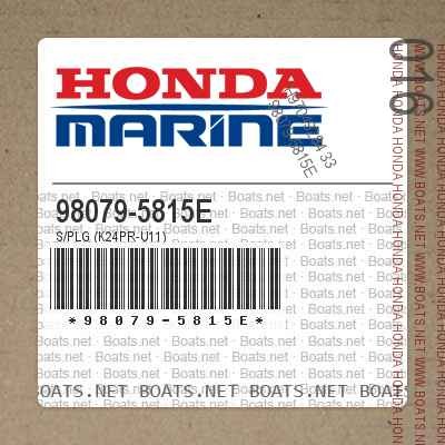 Honda S/PLG K24PR-U11 98079-5815E OEM NEW