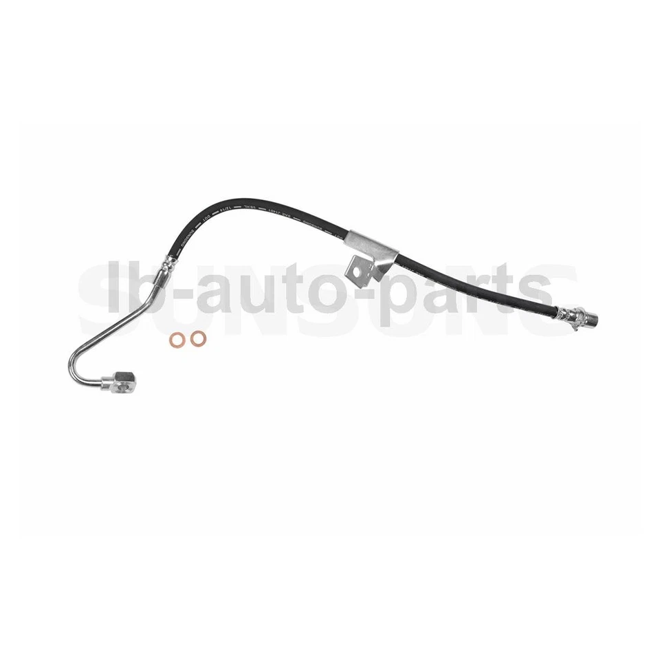 2X Manguera de línea de freno delantero Sunsong para Chevrolet S10 2000 2001 2002 2003 2004 Foto 3 de 4