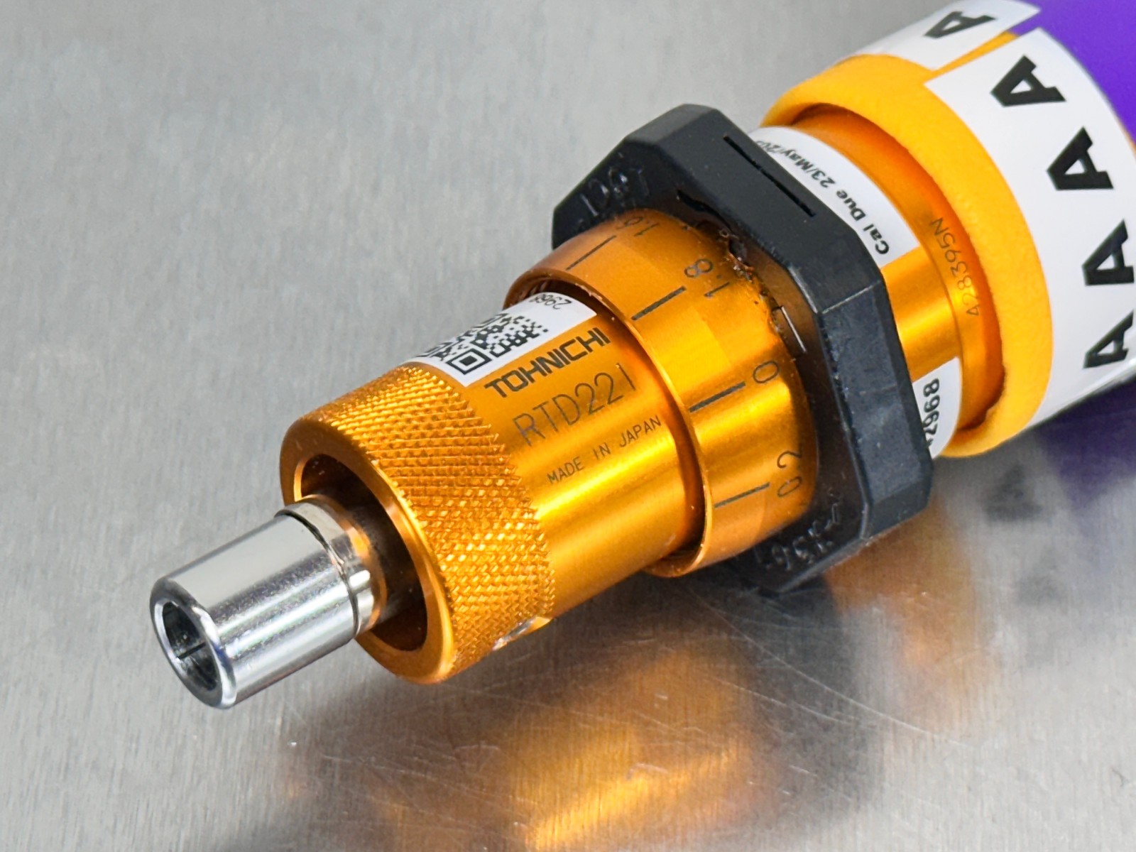 Tohnichi RTD22i Adjustable Torque Screwdriver Rotary Slip 6-22, 0.2lbf.in