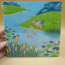 Stampin Up Lily Pond 6x6 Retired Spring Ducks Flowers Fish Outdoor New