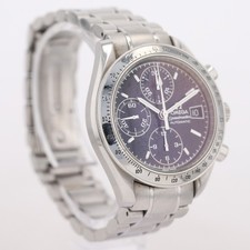Omega Speedmaster Date Black Dial Automatic Stainless Steel Men's Wristwatch 2