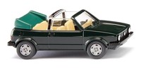 Wiking 004605 Vw Golf 1 Cabrio - DunkelgrüN, M1:87 H0 Ovp