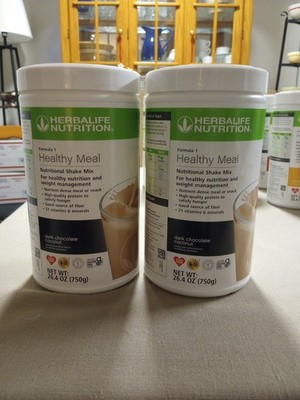2X Herbalife Formula 1 Healthy Meal Shake Mix Chocolate Coconut 750g 2026 LOOK