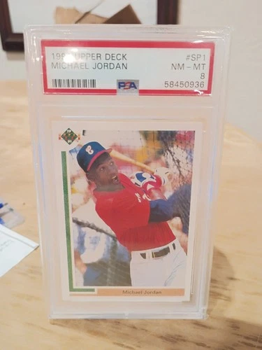 1991 Michael Jordan Upper Deck #SP1 White Sox PSA 8 Bulls HOF Rookie