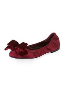 tory burch viola bow ballet flat