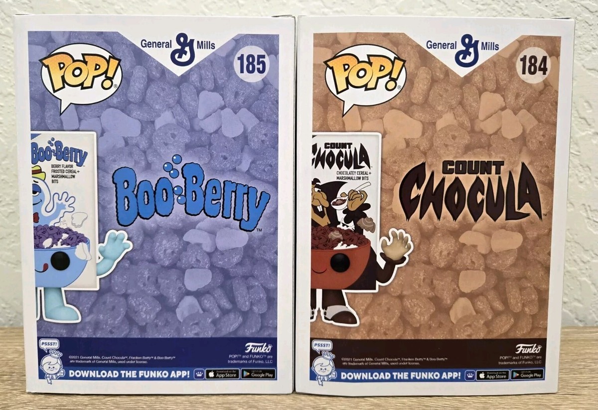 Funko Pop COUNT CHOCULA & BOO BERRY General Mills Cereal Funko Pop COUNT CHOCULA & BOO BERRY General Mills Cereal