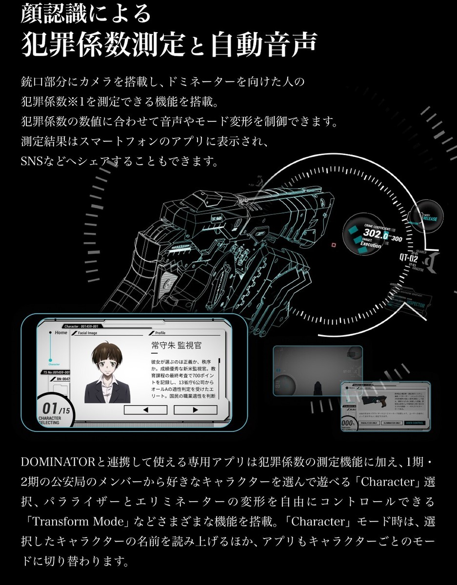 ドミネーター CEREVO 10th Anniversary Edition Cerevo PSYCHO PASS DOMINATOR 10th Anniversary Edition CTP
