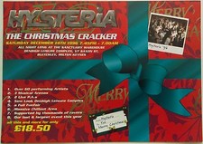 Hysteria ~ The Christmas Cracker @ The Sanctuary, 14/12/96 Rave Flyer