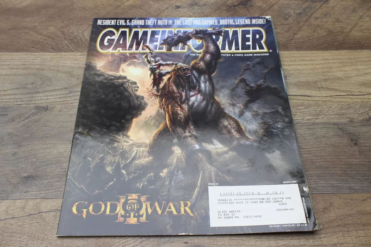 God of War III - Cover Story Hub March 2009 - Game Informer