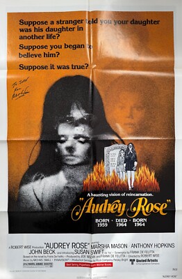 Audrey Rose 42'x27' Zoll handsigniert von Produzent Rob Wise, Original Poster & Echtheitszertifikat