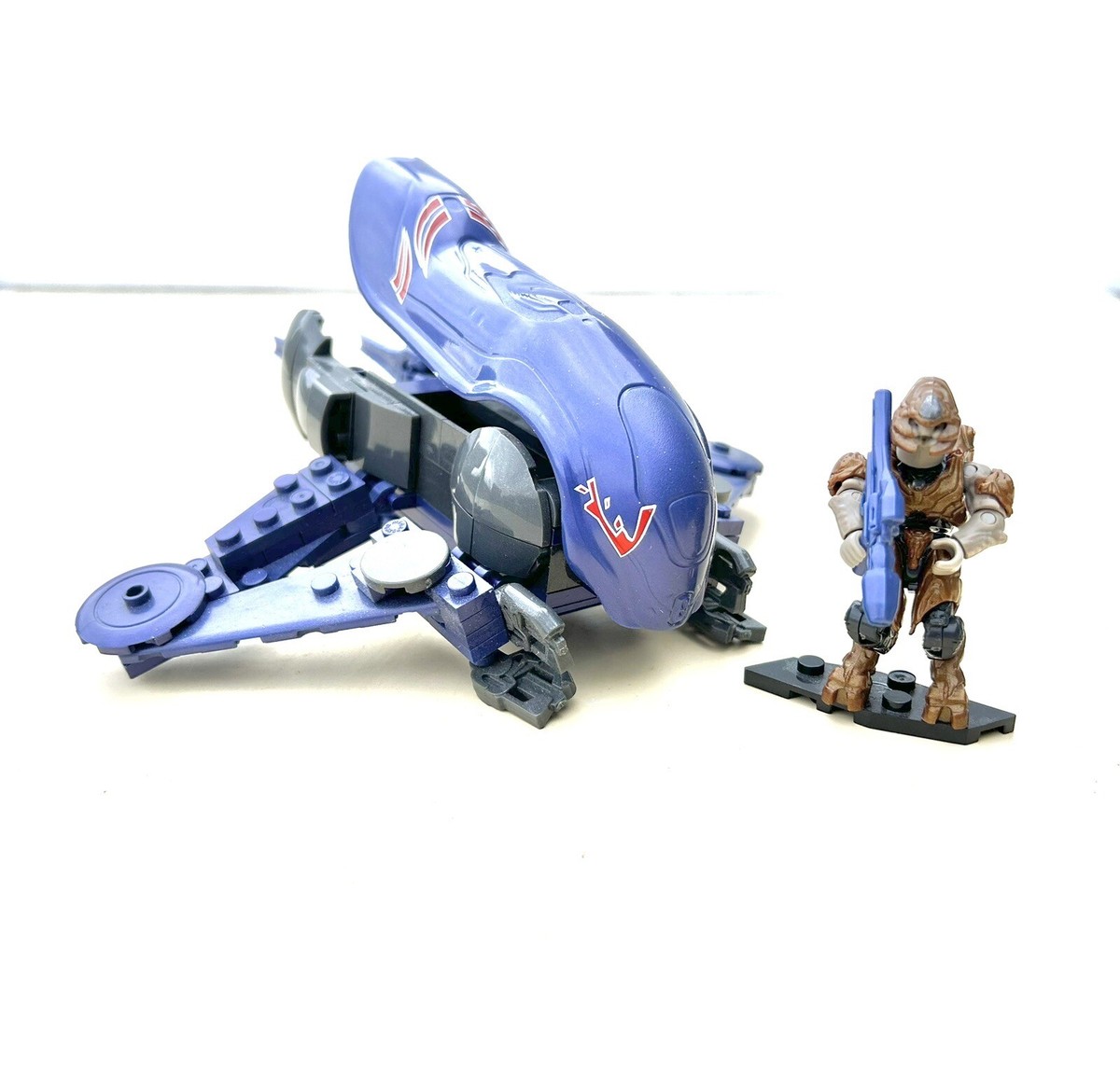 Lego halo mega bloks Halo Covenant Banshee Fighter With Elite