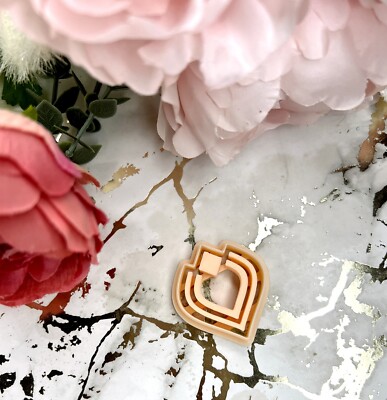 Geometrischer Ton Polymer Clay Cutter | 3D-gedrucktes Tonwerkzeug | IrisCrafts7 UK
