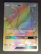 Carta Pokemon Tauros GX 156/149 - Secret Rare - Sole E Luna - Near Mint - ITA