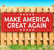 MAKE AMERICA GREAT AGAIN Advertising Vinyl Banner Flag Sign Many Sizes TRUMP