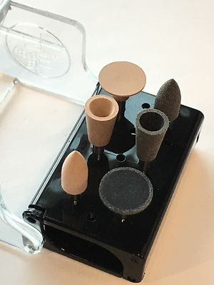 1Set/6pcs Zirconia Polishing  system Multi-use 2 Step Autoclavable Kit #PLZ