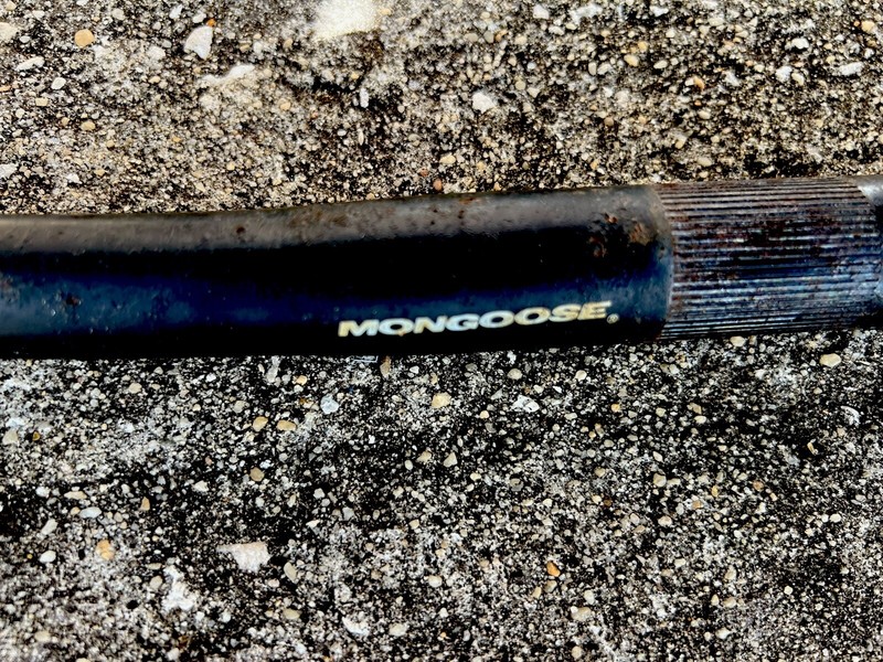 Vintage Mongoose handlebar MTB mountain bike flat iboc 25.4 Steel race team xc