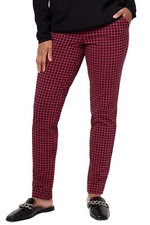 Denim  Co. Duo Stretch Any Day Slim Straight Pant Black/Cran Hndsth