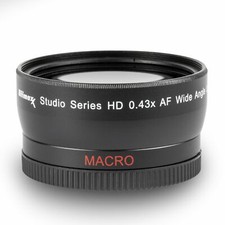 0.43x ULTIMAXX Professional Wide Angle Lens with Macro for Canon Nikon Sony