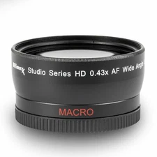 0.43x ULTIMAXX Profession​al Wide Angle Lens with Macro for Canon Nikon Sony