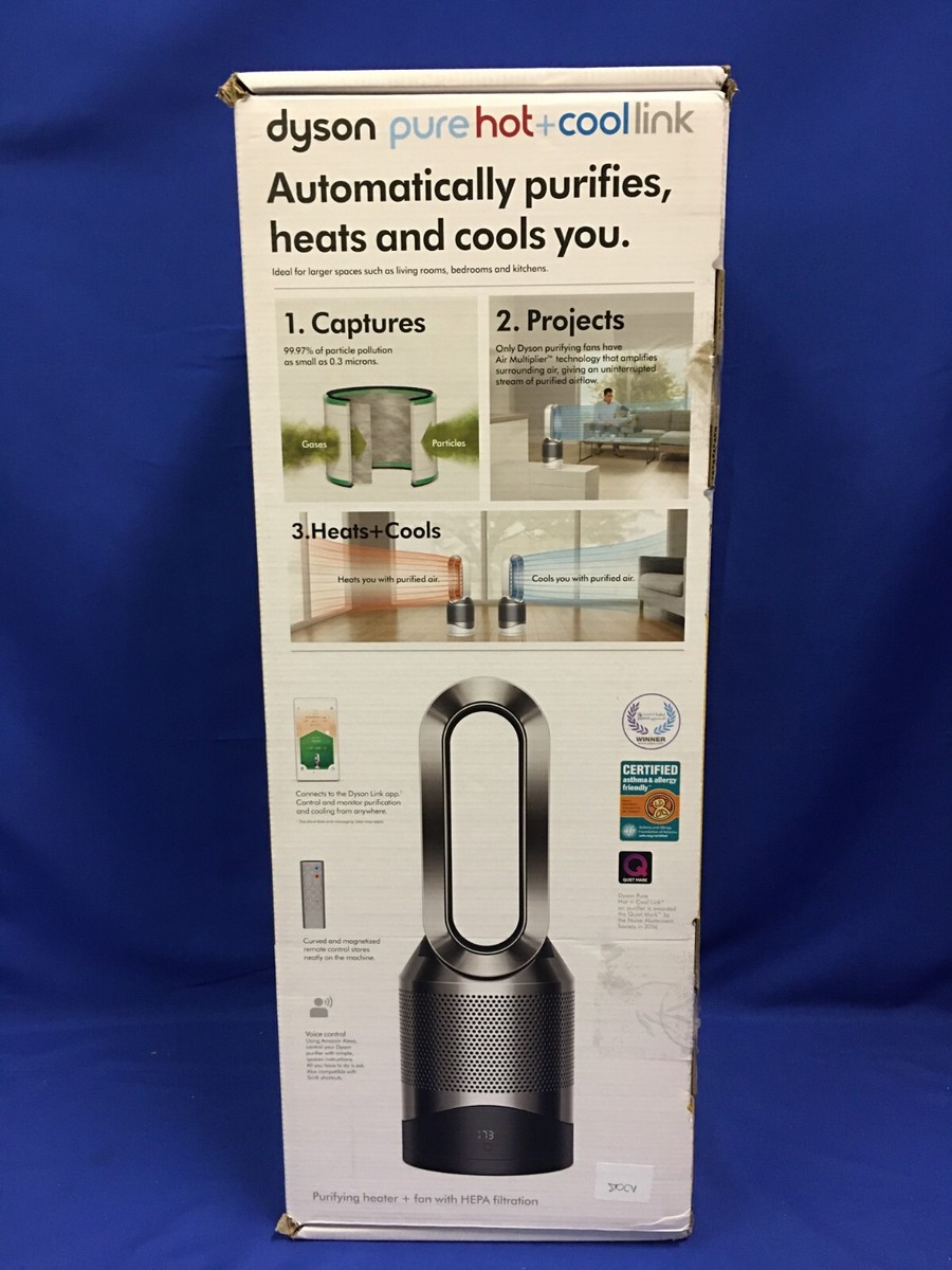 Dyson HP02 Pure Hot+Cool Link Air Purifier Space Heater Tower Fan - Black/Nickel  | eBay