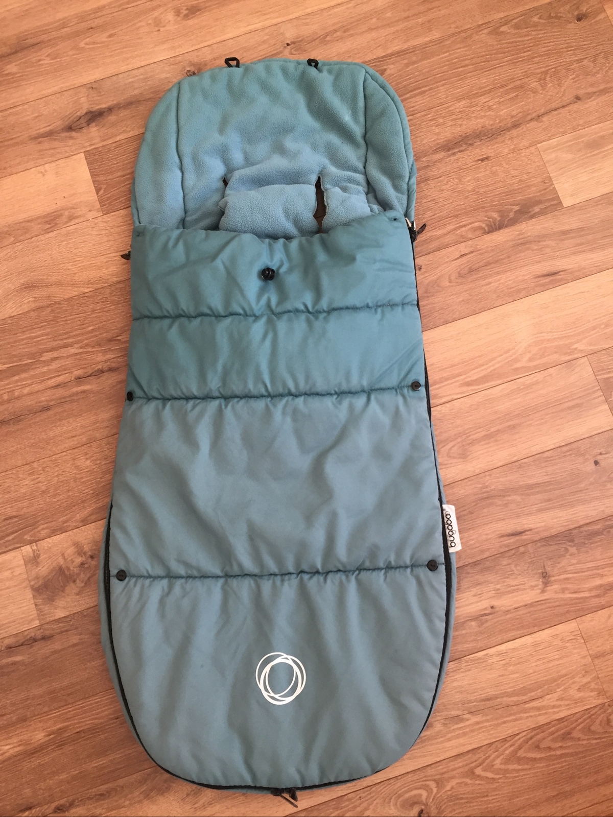 bugaboo footmuff petrol blue