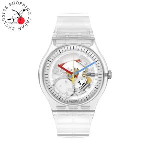 Swatch Clear Watch CLEARLY NEW GENT SO29K100 Quartz Wristwatch Waterproof  Analog | eBay