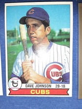 1979 Topps Dave Johnson #513 Chicago Cubs MVP HOF