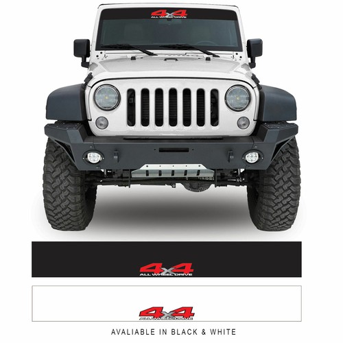 4x4 All Wheel Drive Sunstrip AWD Off Road Green Laning Car Windscreen