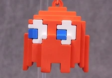 Pac-Man NEW * Blinky Clip * Blind Bag Video Game Key Chain Monogram