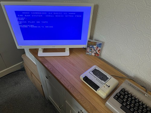 Cassette Commodore 64 Bride of Frankenstein - Fonctionne -👽👾Idée Cadeau Rétro👾👽 - Photo 24/24