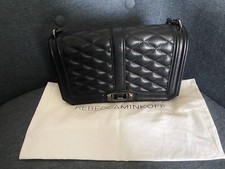 Rebecca Minkoff Diamond Quilted Black Crossbody Bag